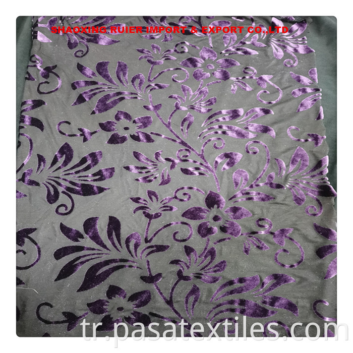 Super soft knitted flower fabric 